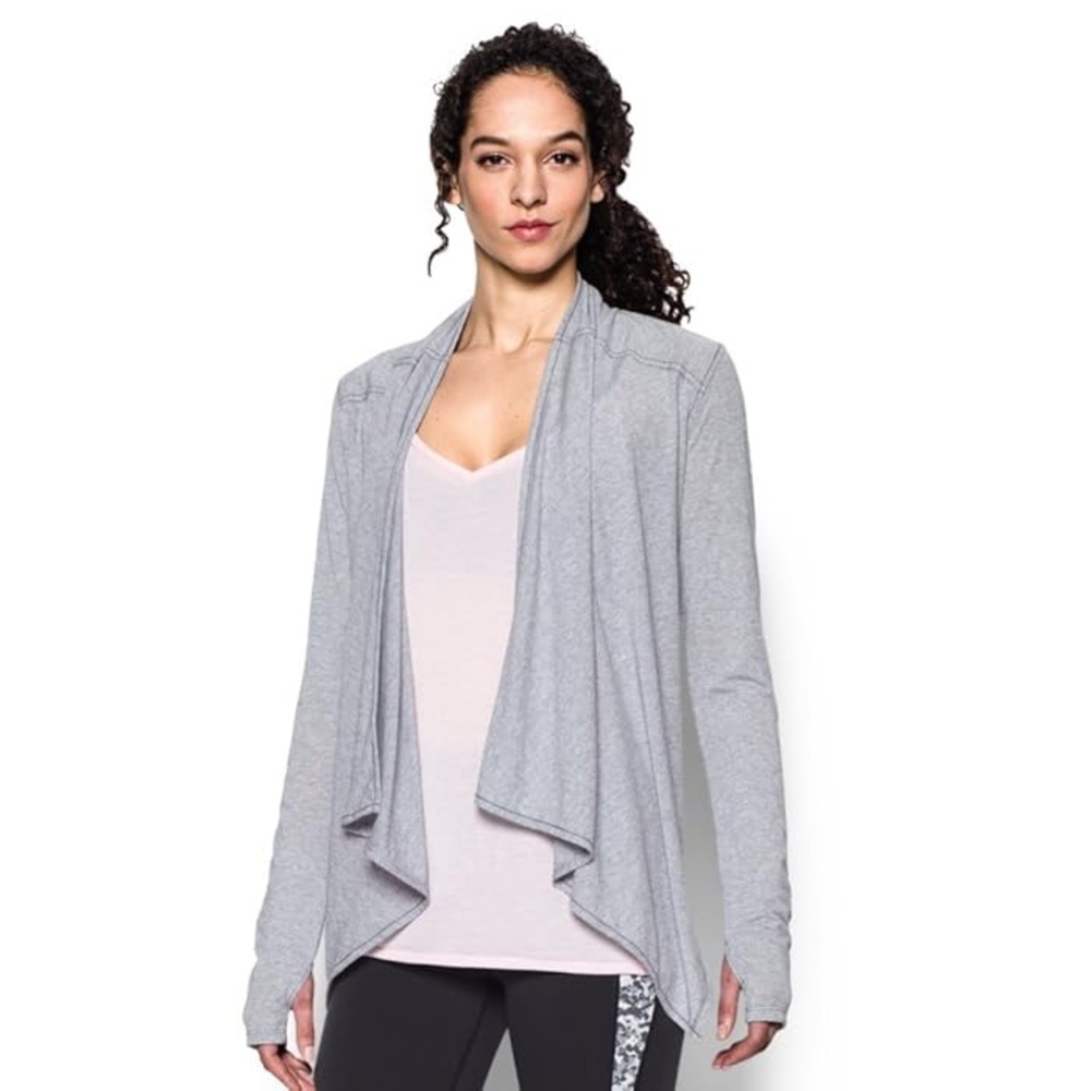 Under Armour Open Front Yoga Wrap Cardigan SZ S